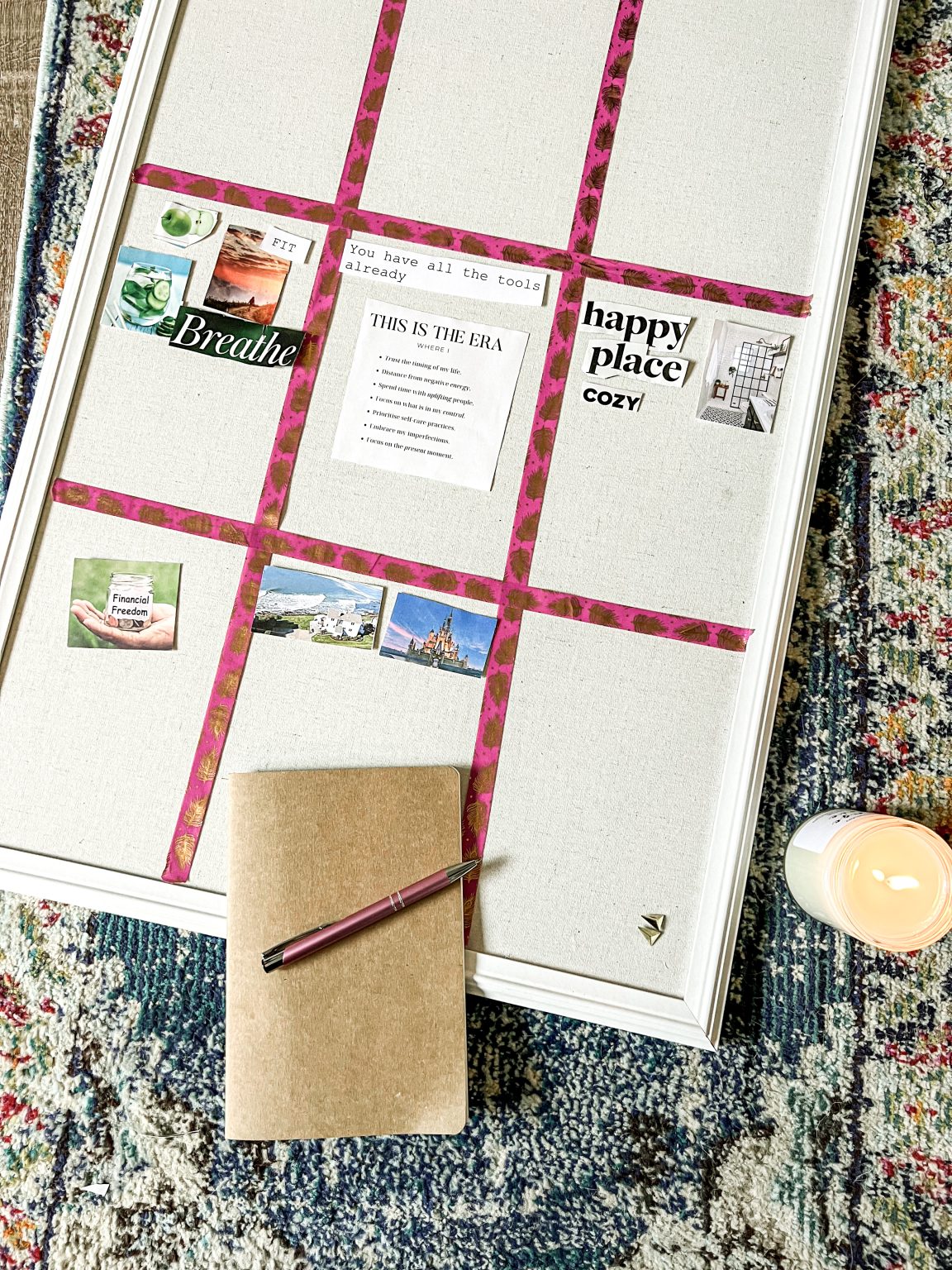 How to create a vision board and manifest the life you want - Our Tiny Nest