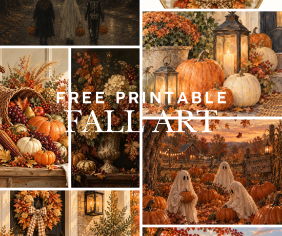 free printable fall art pin